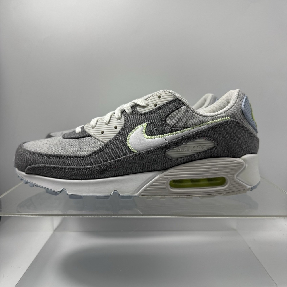 Brand New Nike Air Max 90 NRG Recycled Canvas Pack Gray CK6467-001 Men's Size 11